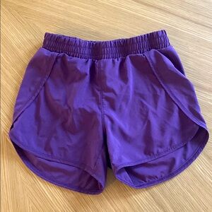 All in motion target brand girls purple shorts